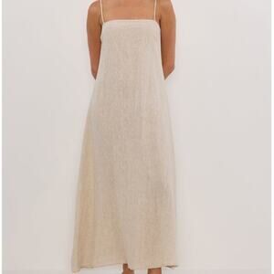 DISSH Jem Natural Linen Maxi Dress Sz 2